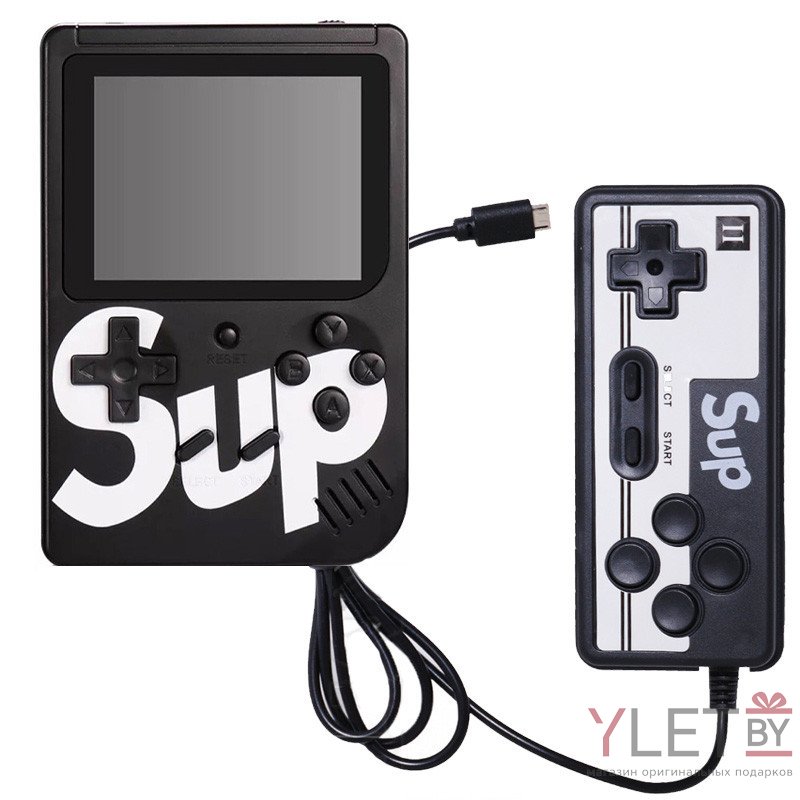 Игровая приставка SUP Game box Plus 400 игр в 1 с джойстиком Черная