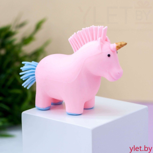 Мялка - антистресс «Squeeze unicorn», pink