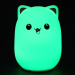 Силиконовый LED ночник Котик