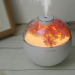 Настольный увлажнитель воздуха -  ночник "Flower", peach, (портативный, USB)