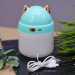 Настольный увлажнитель воздуха -  ночник "Cat", green, (портативный, USB)