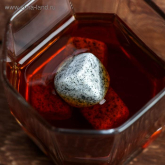 Камни для виски Вискиголичка, 4 шт