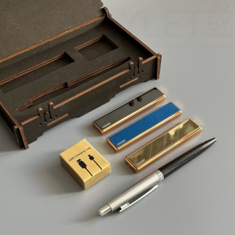 Подарочный набор " Больших побед " (Ручка, USB зажигалка Ciger, зарядный кабель)