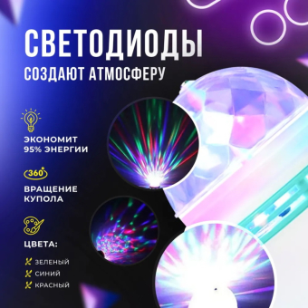 Проектор ночник лампочка LED