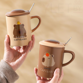 Кружка «Capybara playing», (400 ml)