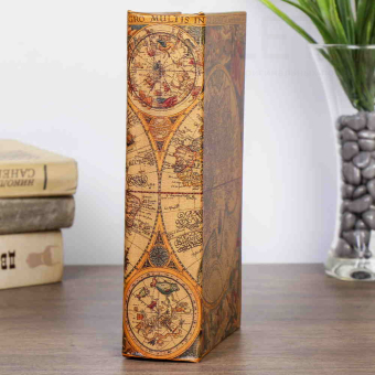 Сейф книга Старинные карты мира, 21х13х5 см