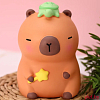 Копилка "Capybara turtle", brown (19,5 см), пластик капибара Копилка "Capybara turtle", brown (19,5 см), пластик капибара