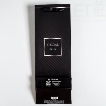 Пакет ламинированный под бутылку Special for you, 13 x 35 x 10 см
