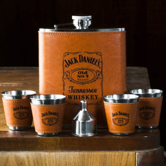Набор с фляжкой и стопками Макси Jack Daniels