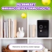 Копилка сейф с ключом черный металлический