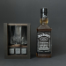 Набор для виски Premium «Whiskey стакан и сигара» (cтакан + 3 камня)