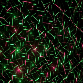 Лазерный проектор Mini Laser Stage Lighting YYC-4D. Цветы, лепестки и точки