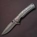 Нож складной механический Stainless серый матовый B006