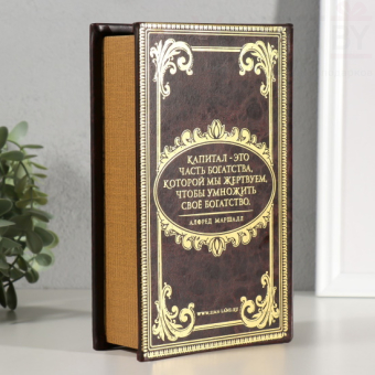 Сейф книга Мой капитал 21х13х5 см