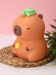 Копилка "Capybara turtle", brown (19,5 см), пластик капибара