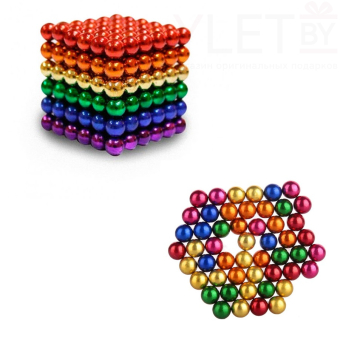 Головоломка NeoCube (Неокуб) мини 3 мм 216 сфер Цветной