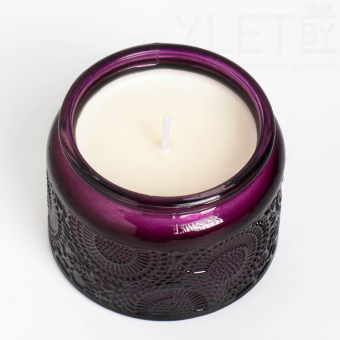 Свеча ароматическая в банке San Black Frutis Ежевика, 5 х 7 см