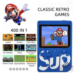 Игровая приставка SUP Game box Plus 400 игр в 1 с джойстиком Синяя