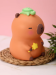 Копилка "Capybara turtle", brown (19,5 см), пластик капибара