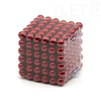 Головоломка NeoCube - 5 мм 216 сфер (Неокуб) Красный