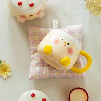 Кружка «Funny cake», yellow (460 ml)