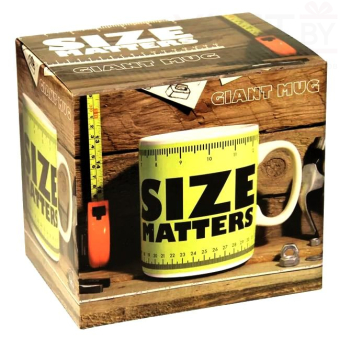 Кружка Гигант Size Matters, 900 мл