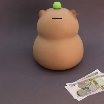 Копилка капибара "Big Capybara Frog Friend"