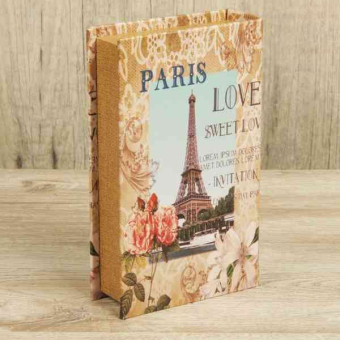 Сейф книга Весна в Париже, 21х13х5 см