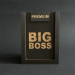 Набор для виски Premium «BIG boss» (cтакан + 3 камня)