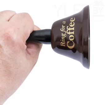 Колокольчик Ring For Coffe Коричневый