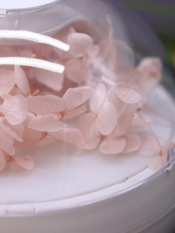 Настольный увлажнитель воздуха -  ночник "Flower", peach, (портативный, USB)